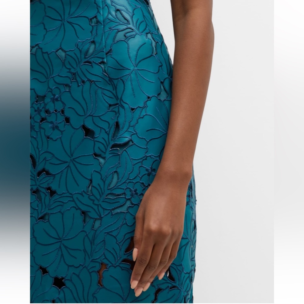 ‼️‼️Price Firm‼️‼️ Cult Gaia Raylene Strapless Cutout Embroidered Gown Size 10 - Picture 11 of 15